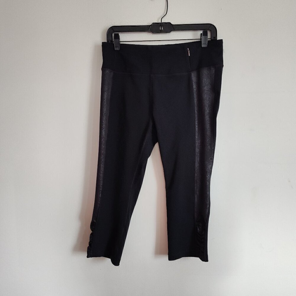 Ladies SZ L Calia by Carrie Underwood Black Cropped Legging